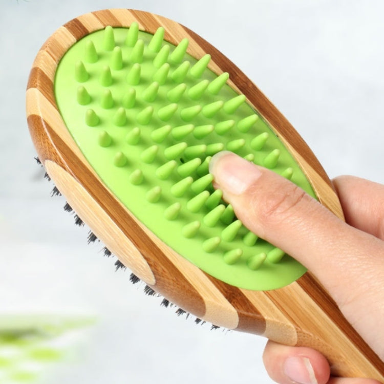 CS39 Pet Double-Sided Comb Dog Airbag Massage Cleaning & Grooming Comb