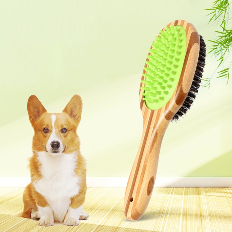 CS39 Pet Double-Sided Comb Dog Airbag Massage Cleaning & Grooming Comb