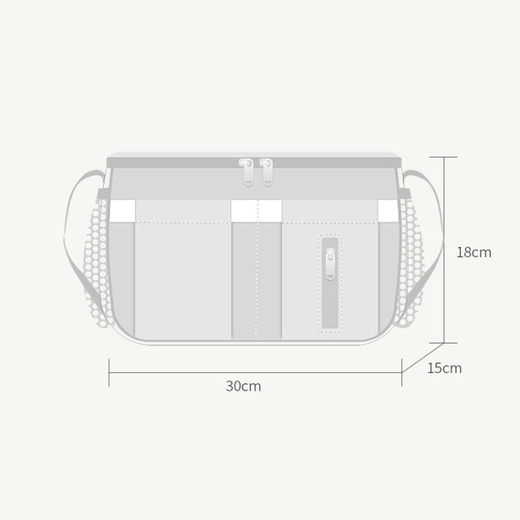 Large-Capacity Multifunctional Baby Carriage Bag USB Universal Baby Carriage Hanging Bag