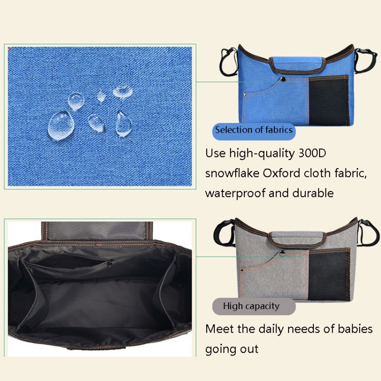Baby Diaper Storage Carriage Bag Mommy Bag Outdoor Baby Bottle Storage Bag, Colour: Royal Blue