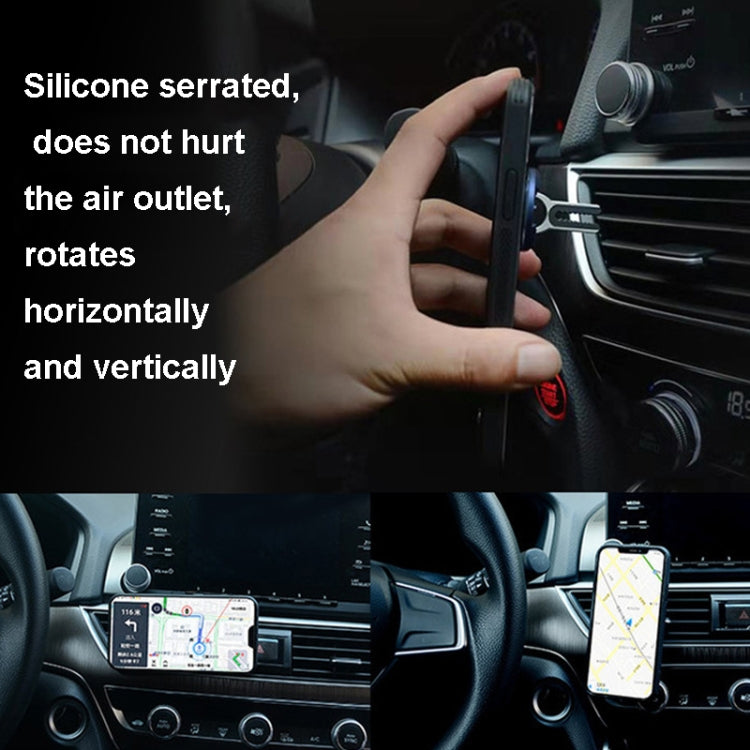 3 PCS Creative Car Phone Holder Car Multi-Function Air Outlet Navigation Ring Bracket
