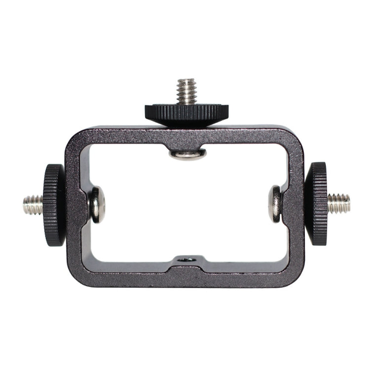 2 PCS Multi-Device Tripod Mount Adapter Live Broadcast Bracket 3 x 1/4 inch Threads Screw Clip