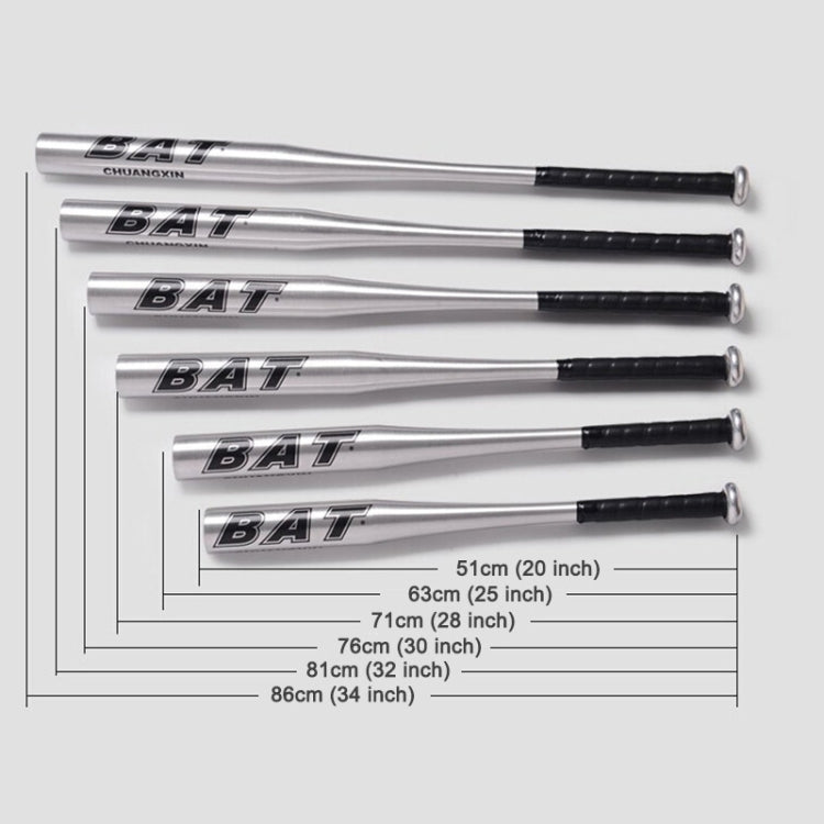 Aluminium Alloy Baseball Bat Of The Bit Softball Bats, Size:32 inch(80-81cm)