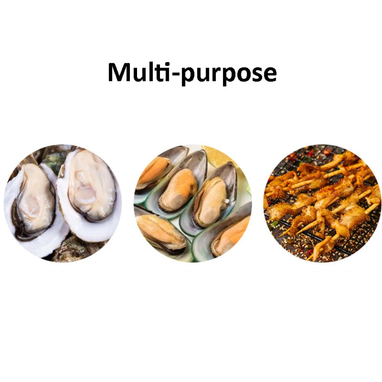 2 PCS Stainless Steel Oyster Plate Western Restaurant Kitchen Tableware Round Seafood Oyster Plate