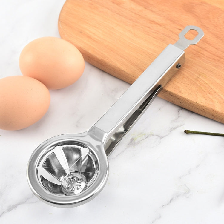 304 Stainless Steel Egg Cutter Handheld 6 Equal Parts Egg Slicer Kitchen Tool