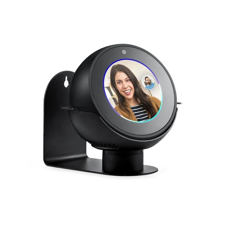 360-Degree Rotating Aluminum Alloy Wall-Mounted Bracket Is Suitable For Echo Spot, Colour: Bblack