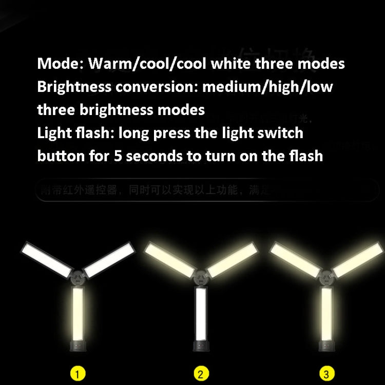 AB502 162 Lamp Beads Mobile Phone Fill Light Live Folding Beauty Light Outdoor Multi-Function Wireless Remote Control Photography Light