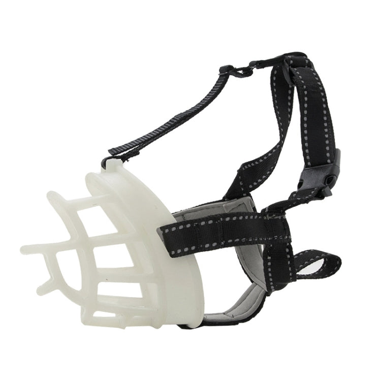 Fluorescent Dog Mouth Cover Pet Masks Anti-Bite And Bark Stopper Pet Supplies, Specification: Number 3