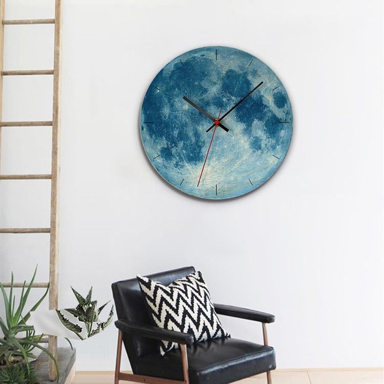 Simple Home Creative Wall Clock Living Room Wooden Decoration Silent Clock