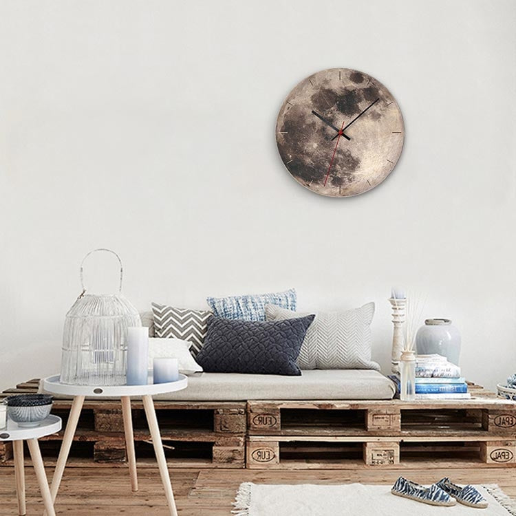 Simple Home Creative Wall Clock Living Room Wooden Decoration Silent Clock