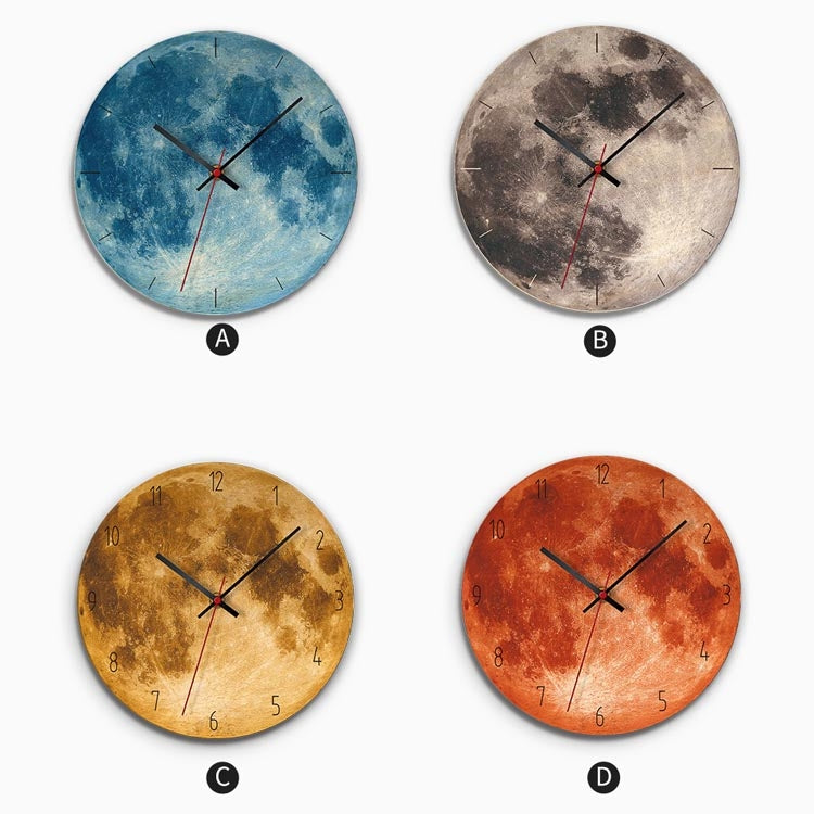 Simple Home Creative Wall Clock Living Room Wooden Decoration Silent Clock