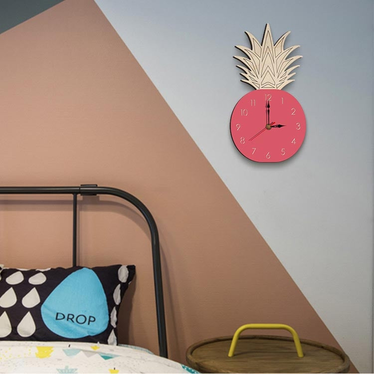 Fruit Personality Mute Wall Clock Acrylic Children Decoration Clock