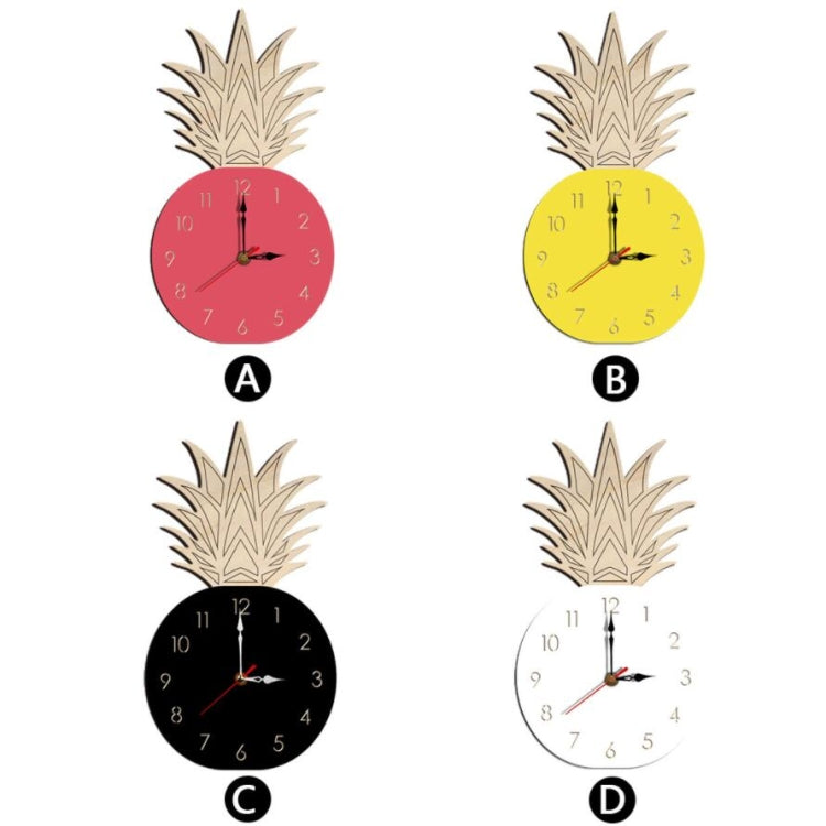 Fruit Personality Mute Wall Clock Acrylic Children Decoration Clock