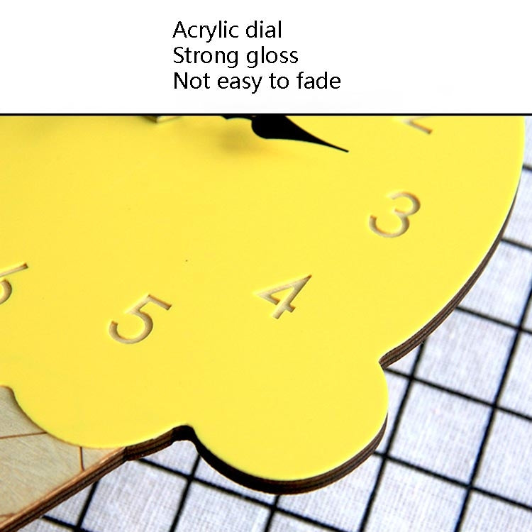 Fruit Personality Mute Wall Clock Acrylic Children Decoration Clock