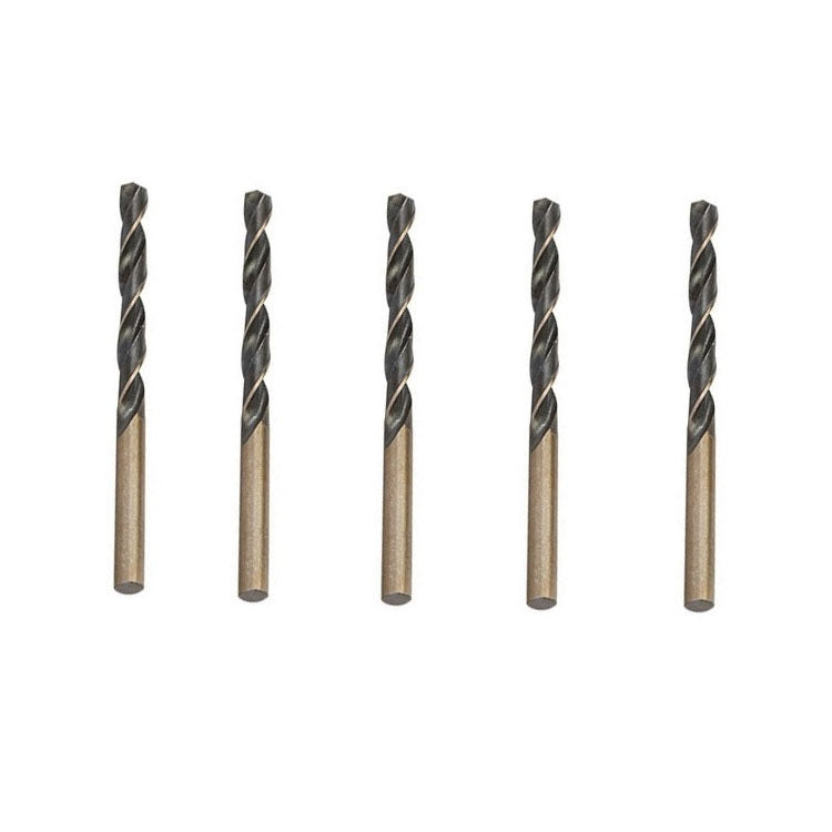 5 PCS 9.0mm Steel Plate High-Speed Steel 4341 Black Yellow Twist Drill
