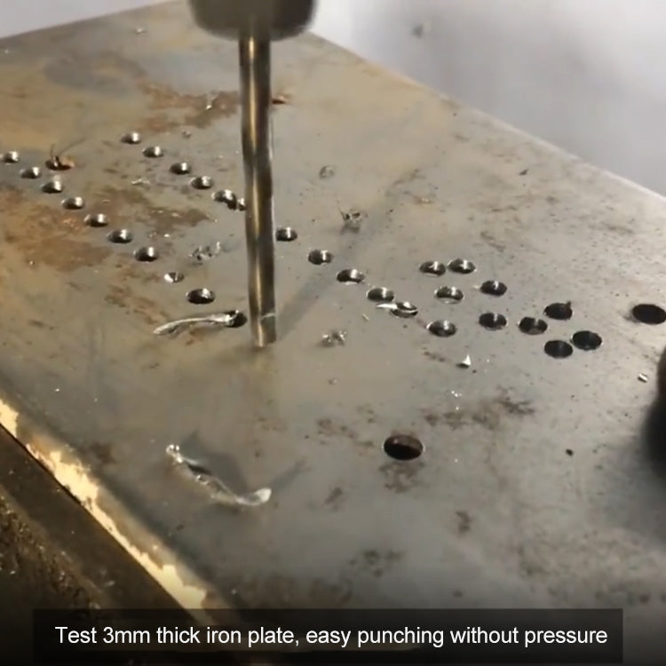 5 PCS 9.5mm Steel Plate High-Speed Steel 4341 Black Yellow Twist Drill