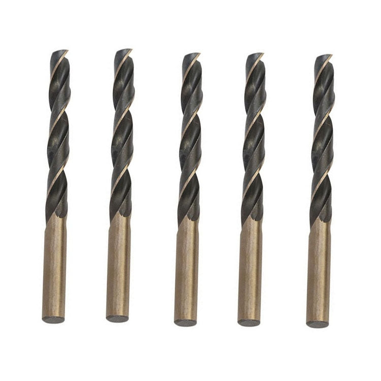 5 PCS 16mm Steel Plate High-Speed Steel 4341 Black Yellow Twist Drill