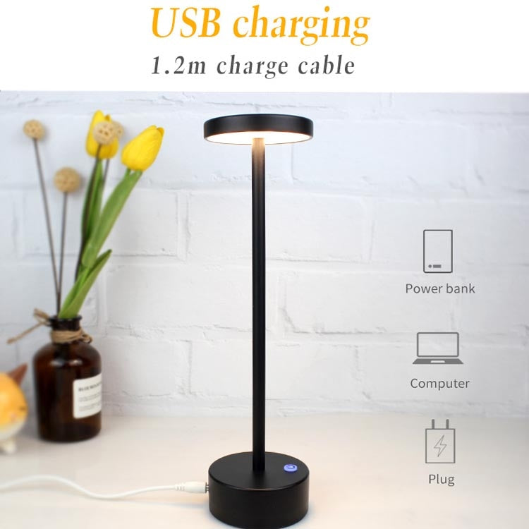 Home Bedside LED Small Desk Lamp Student Dormitory Eye Protection Desk Lamp Charging Atmosphere Night Light