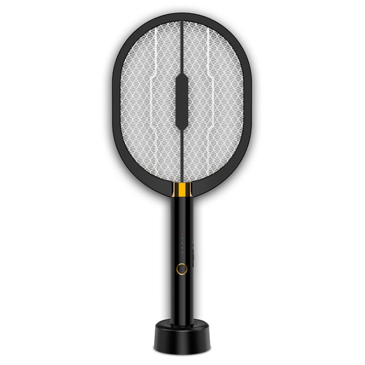 3 in 1 Household Mosquito Trap Mosquito Lamp Electric Mosquito Swatter(Black Base+Wall-mounted+USB Charging)