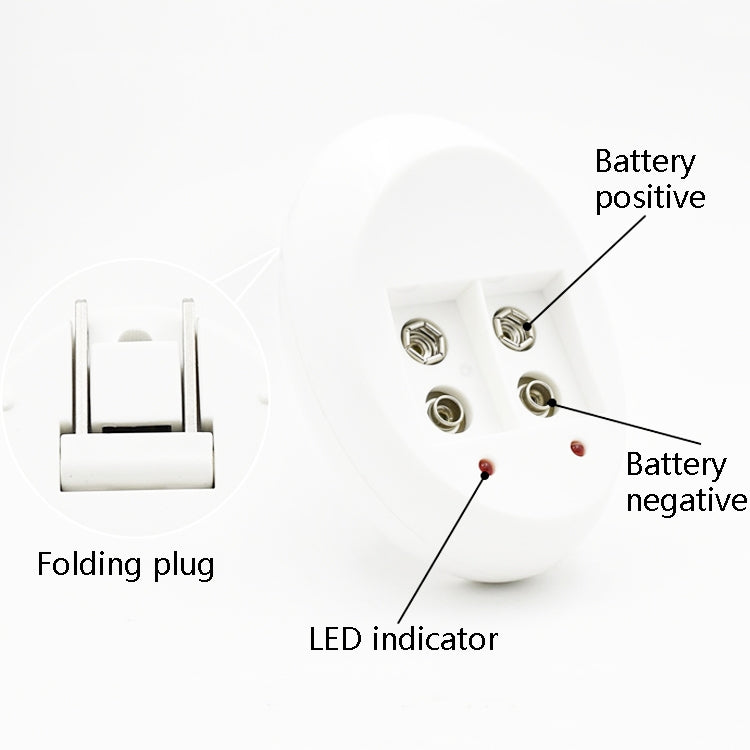 9V L-ion Rechargeable Battery 6F22 9V Lithium Batteries Charger