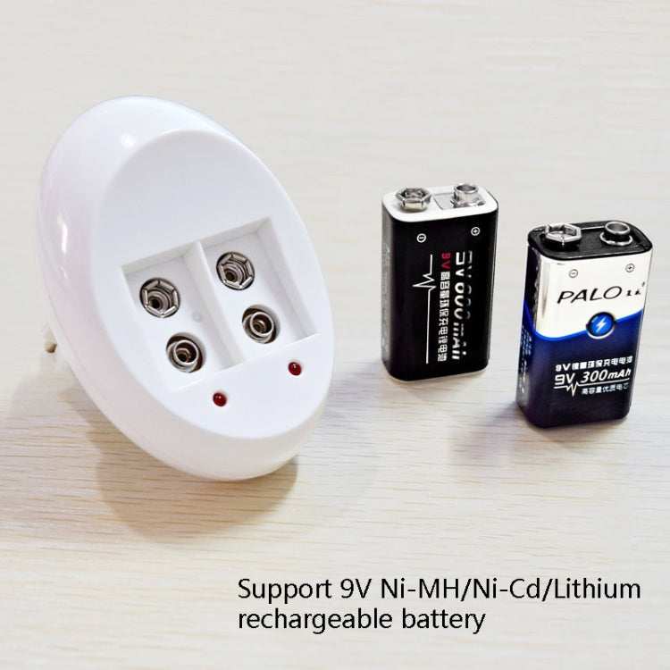 9V L-ion Rechargeable Battery 6F22 9V Lithium Batteries Charger