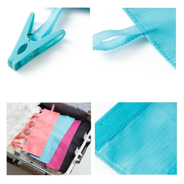 3 PCS Home Bathroom Portable Cloth Hanger Travel Foldable Hanger