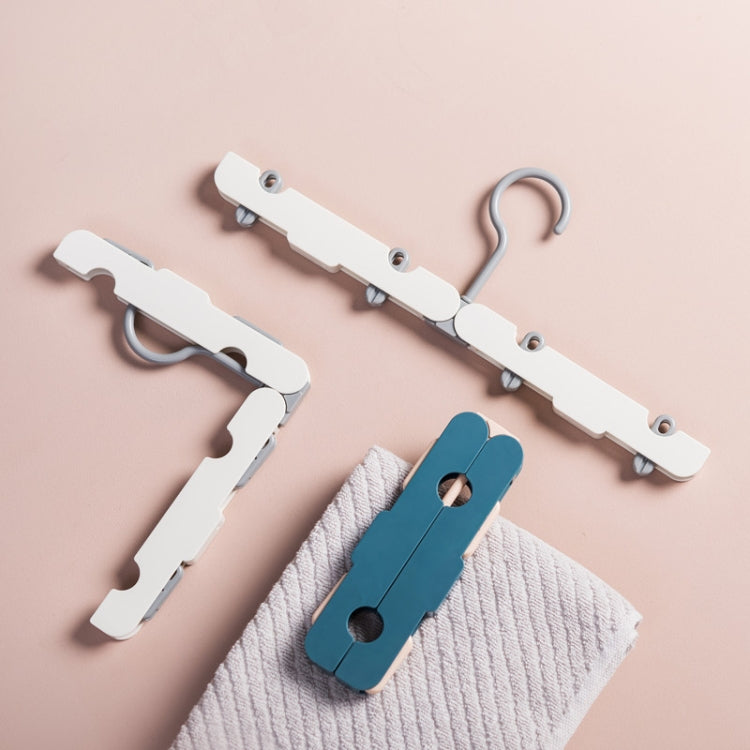 3 PCS Travel Foldable Portable Clothes Hanger Household Anti-Skid And Windproof Clothes Hanger