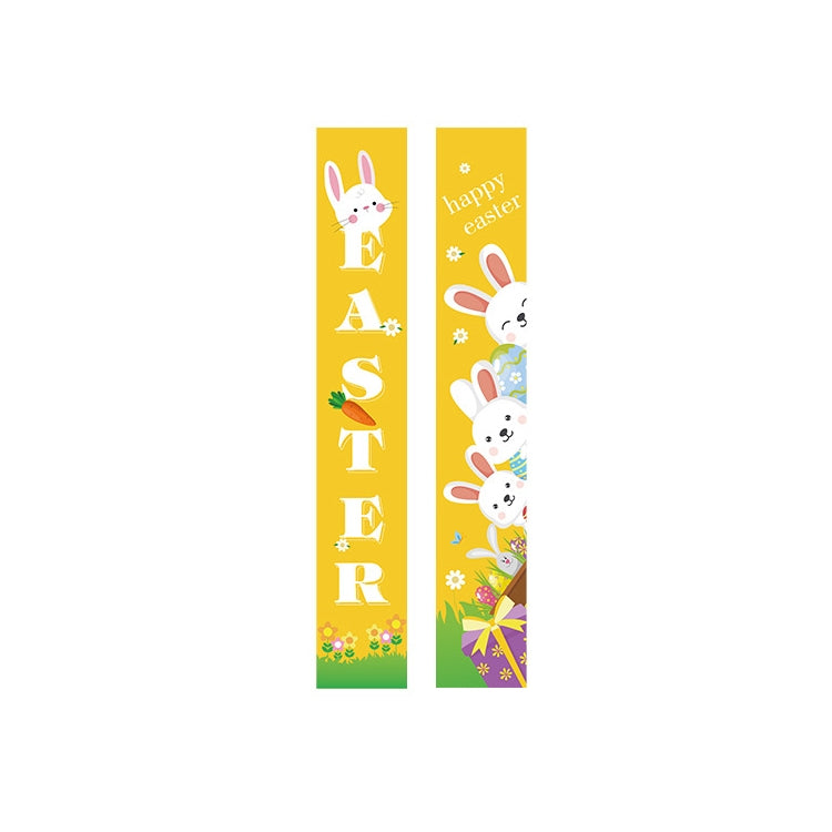 Easter Couplet Party Decoration Easter Curtain Banner