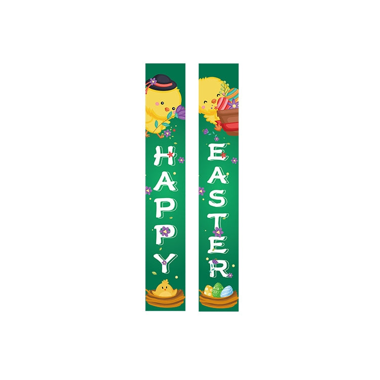 Easter Couplet Party Decoration Easter Curtain Banner