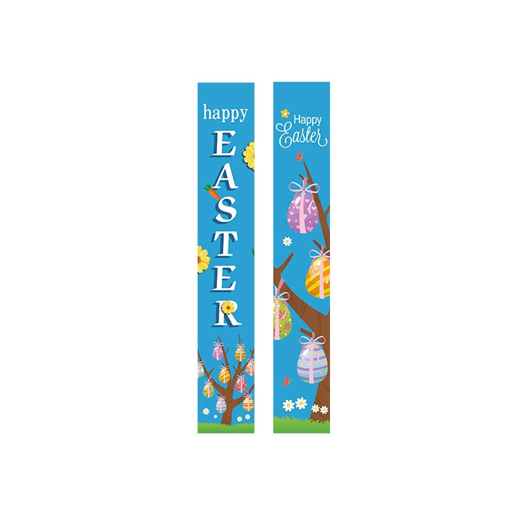 Easter Couplet Party Decoration Easter Curtain Banner