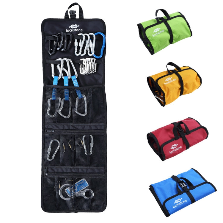 LUCKSTONE Outdoor Climbing Rope Hook Storage Bag Climbing Equipment Organizing Bag Tool Bag