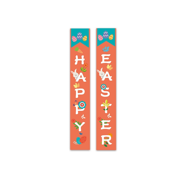 Easter Curtain Holiday Atmosphere Decoration Door Flag Couplet