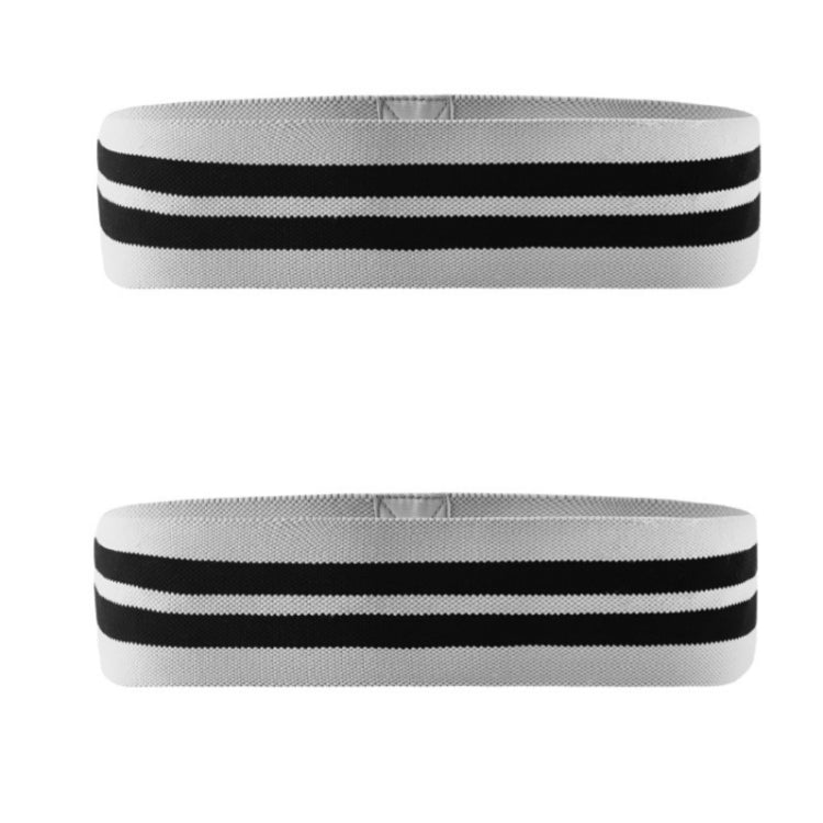 2 PCS Squat Yoga Resistance Band Squat Loop Elastic Band, Size: 86 x 8cmï¼ˆGrayï¼‰