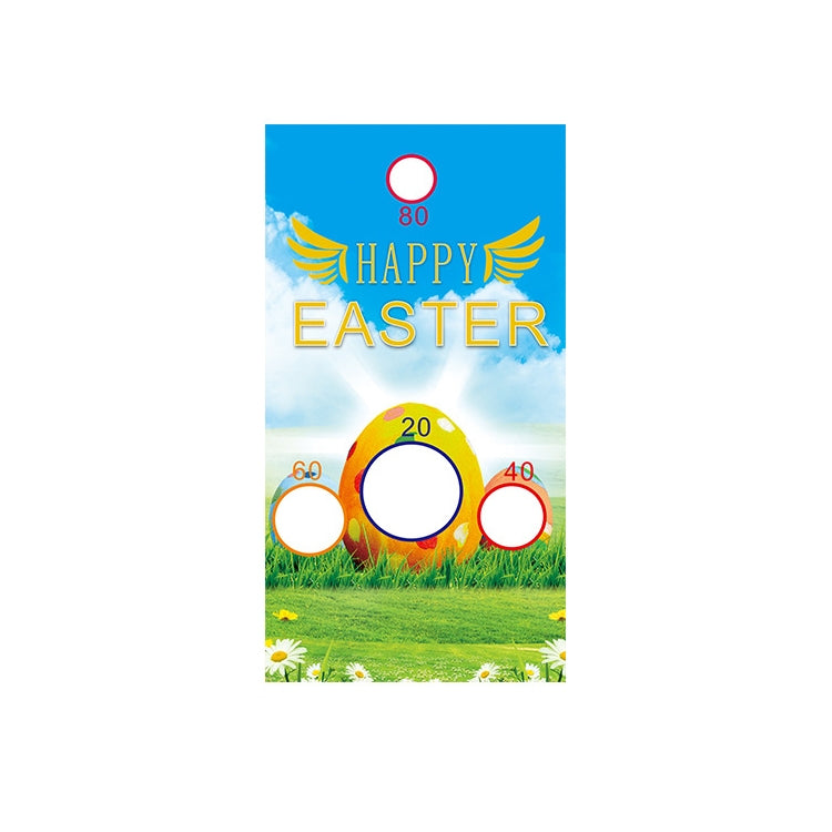 Easter Sandbag Game Flag Throwing Game Background Cloth(W201221001)