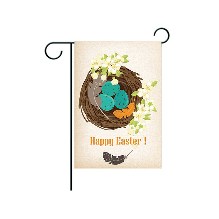 3 PCS Easter Garden Flag Banner Courtyard Garden Banner
