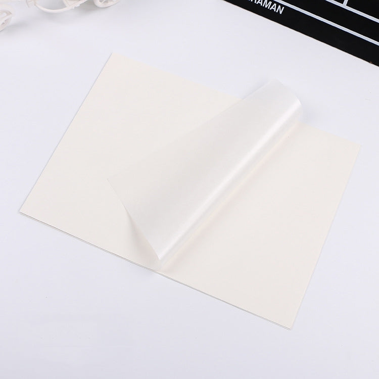 2 Packs Cake Greaseproof Paper Baking Packaging Plate Paper Hamburger Paper, Colour: Pure White