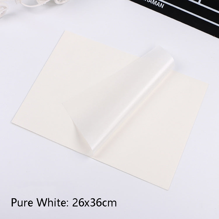 2 Packs Cake Greaseproof Paper Baking Packaging Plate Paper Hamburger Paper, Colour: Pure White