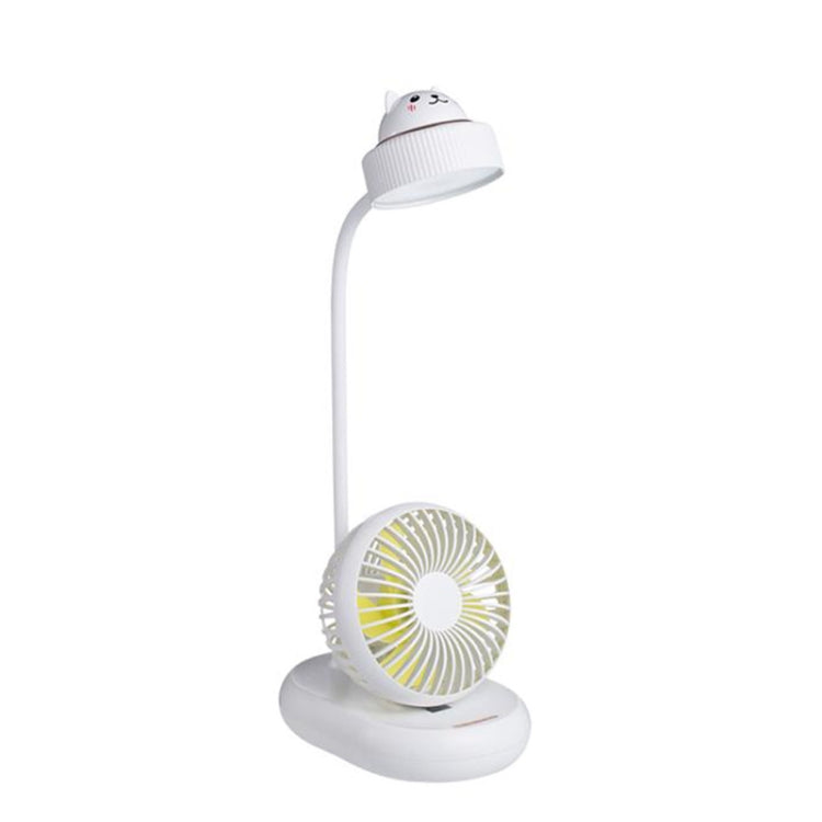 W-1003 Multi-function Creative Mute USB Charging Fan Desktop Lamp