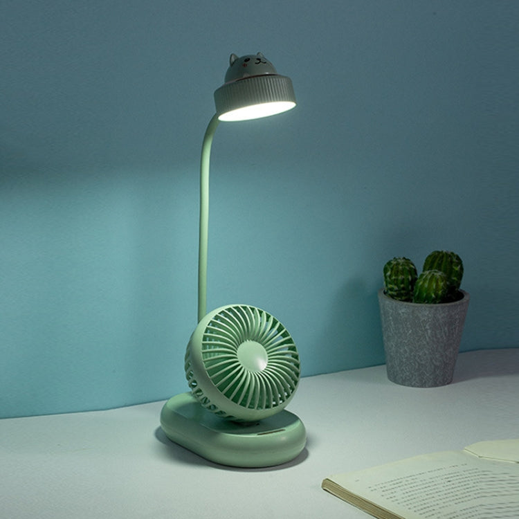 W-1003 Multi-function Creative Mute USB Charging Fan Desktop Lamp