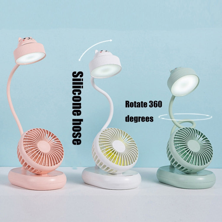 W-1003 Multi-function Creative Mute USB Charging Fan Desktop Lamp