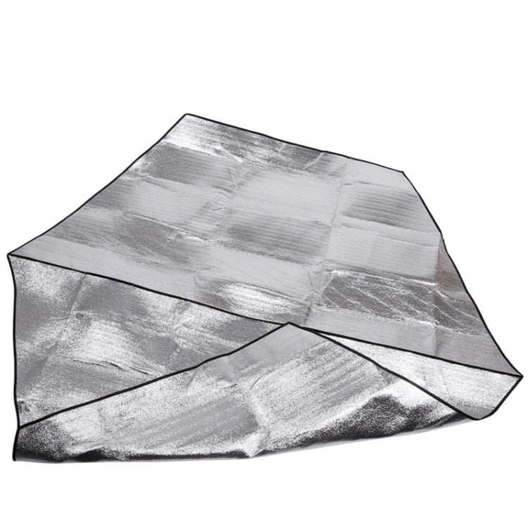 Outdoor Double-Sided Aluminum Film Moisture-Proof Mat Is Suitable For Hexagonal Tents Waterproof And Heat-Insulating Picnic Mat, Size: 208x222cm
