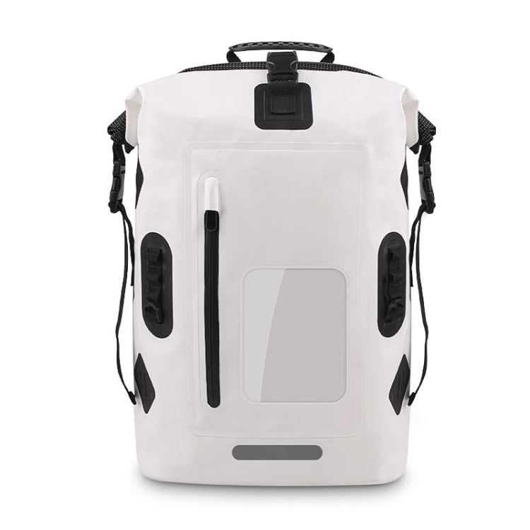 30L PVC Large Capacity Mountaineering Waterproof Backpack Diving Swimming Wet And Dry Separation Waterproof Bag