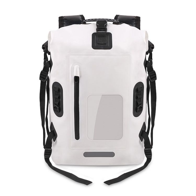 30L PVC Large Capacity Mountaineering Waterproof Backpack Diving Swimming Wet And Dry Separation Waterproof Bag