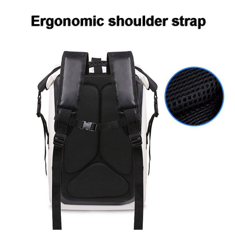 30L PVC Large Capacity Mountaineering Waterproof Backpack Diving Swimming Wet And Dry Separation Waterproof Bag