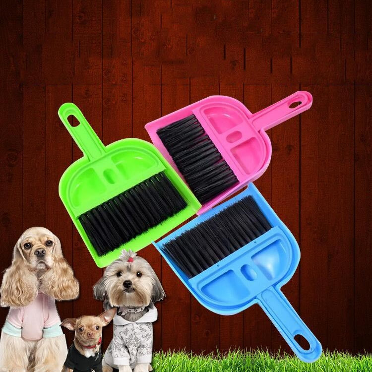 10 Set Pet Toilet Sweeper Pet Dustpan And Small Broom For Cats And Dogs Random Color Deilvery
