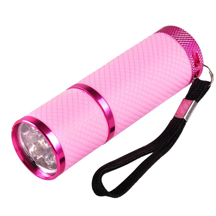 3 PCS 9 LED Nail Art Mini Flashlight Nail Polish Glue Phototherapy Lamp Mini Roast Lamp