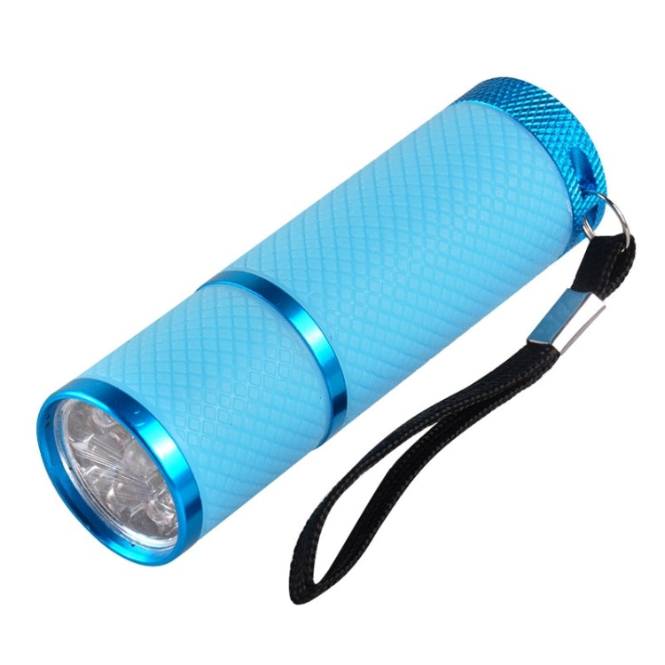 3 PCS 9 LED Nail Art Mini Flashlight Nail Polish Glue Phototherapy Lamp Mini Roast Lamp