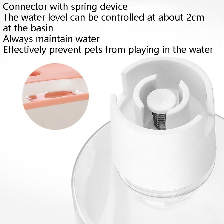 Pet Bowl Love And Moisture-Proof Mouth Dual-Use Bowl Cat Automatic Water Bowl