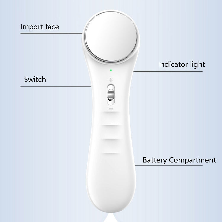 2 PCS Drainage Introducer Home Beauty Equipment(1802 White (Without Battery))
