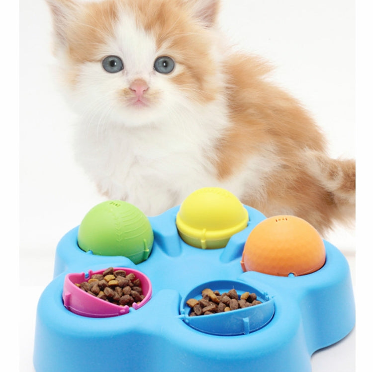 Pet Educational Toys Pet Food Bowl Cat And Dog Fun Toys, Random Color Delivery